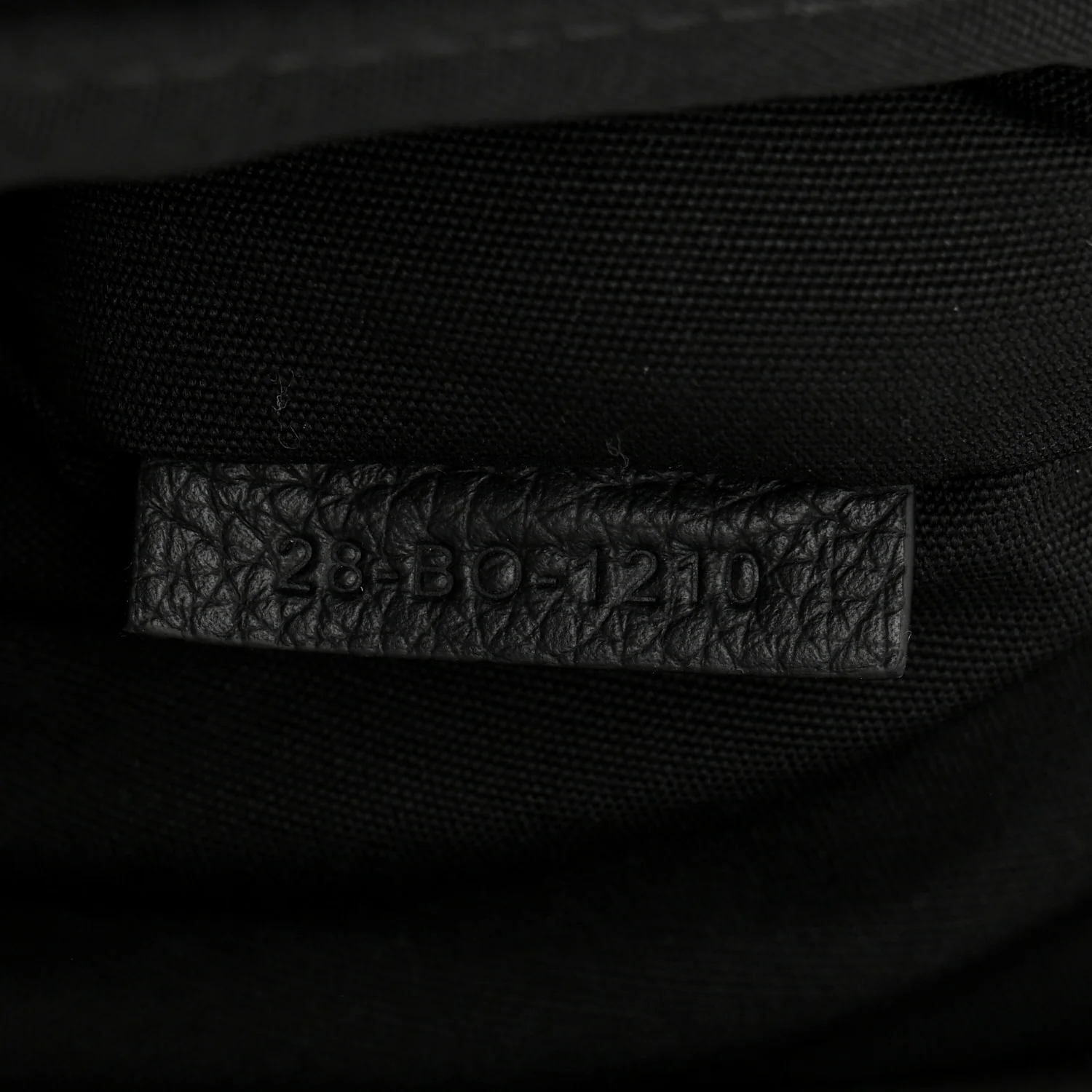 Oblique Calfskin Rider Backpack Black