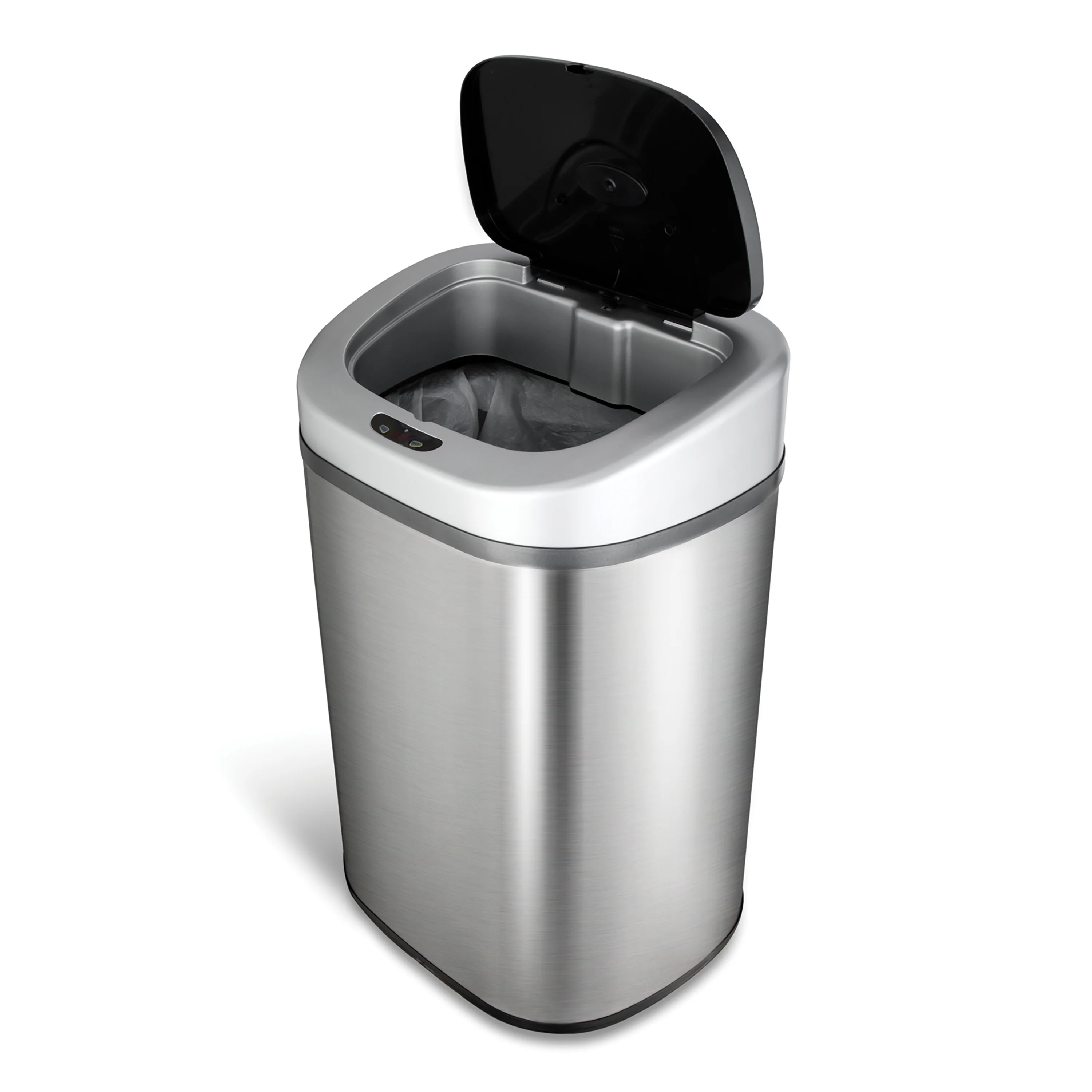 Automatic Trash Can, 21 Gallon Stainless Steel, Motion Sensor Hands Free Soft Close Lid Garbage Bin, Silver - Image 8