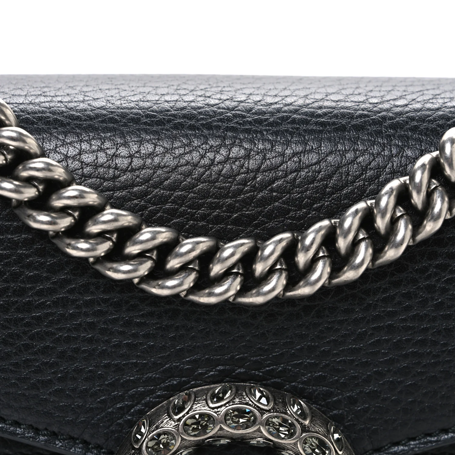 Calfskin Mini Dionysus Shoulder Bag Black