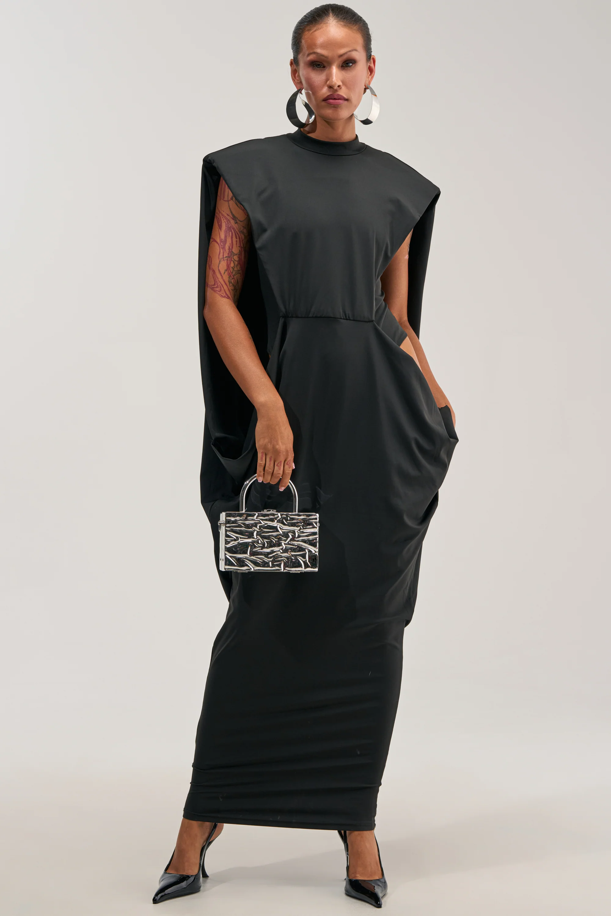 SWEET TALKER CAPE MAXI DRESS - Akira Store