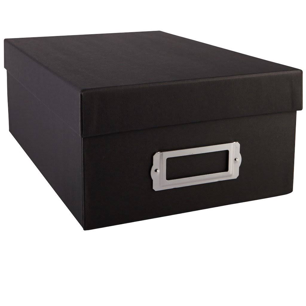 Recollections Black Memory Photo Storage Box 12.25