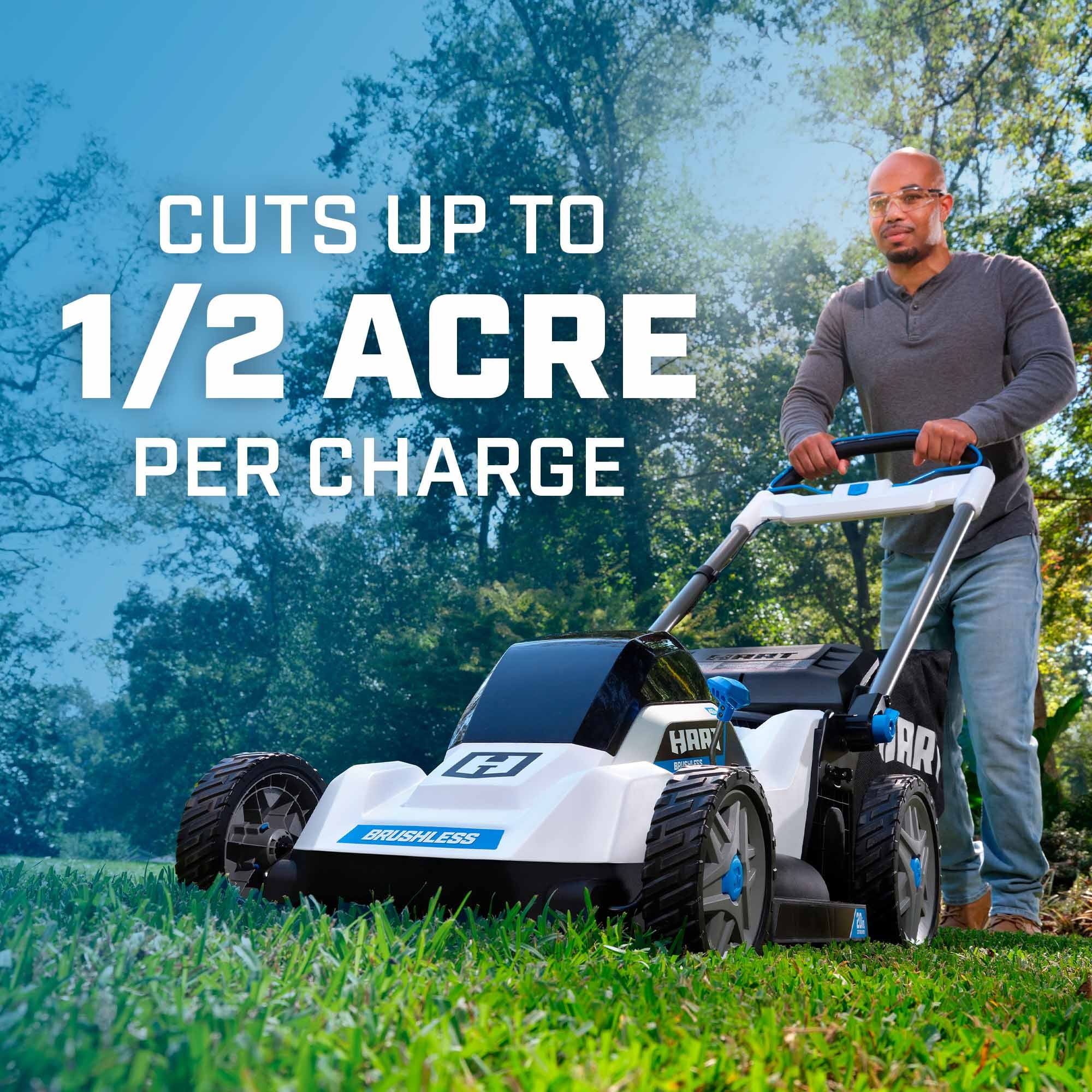 Restored Premium 40 Volt Cordless 20 Inch Push Mower (1) 6 0 Ah Lithium Ion Battery (Refurbished) Image 3