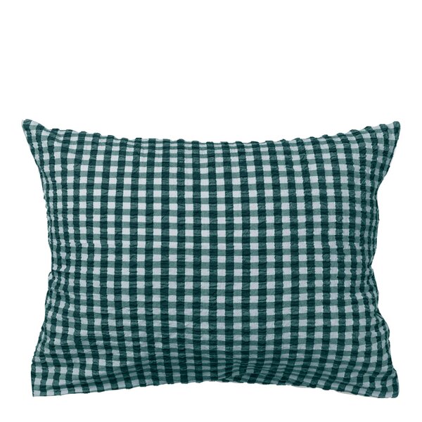 Bæk&Bølge putetrekk 60x50 cm grønn/lys blå
