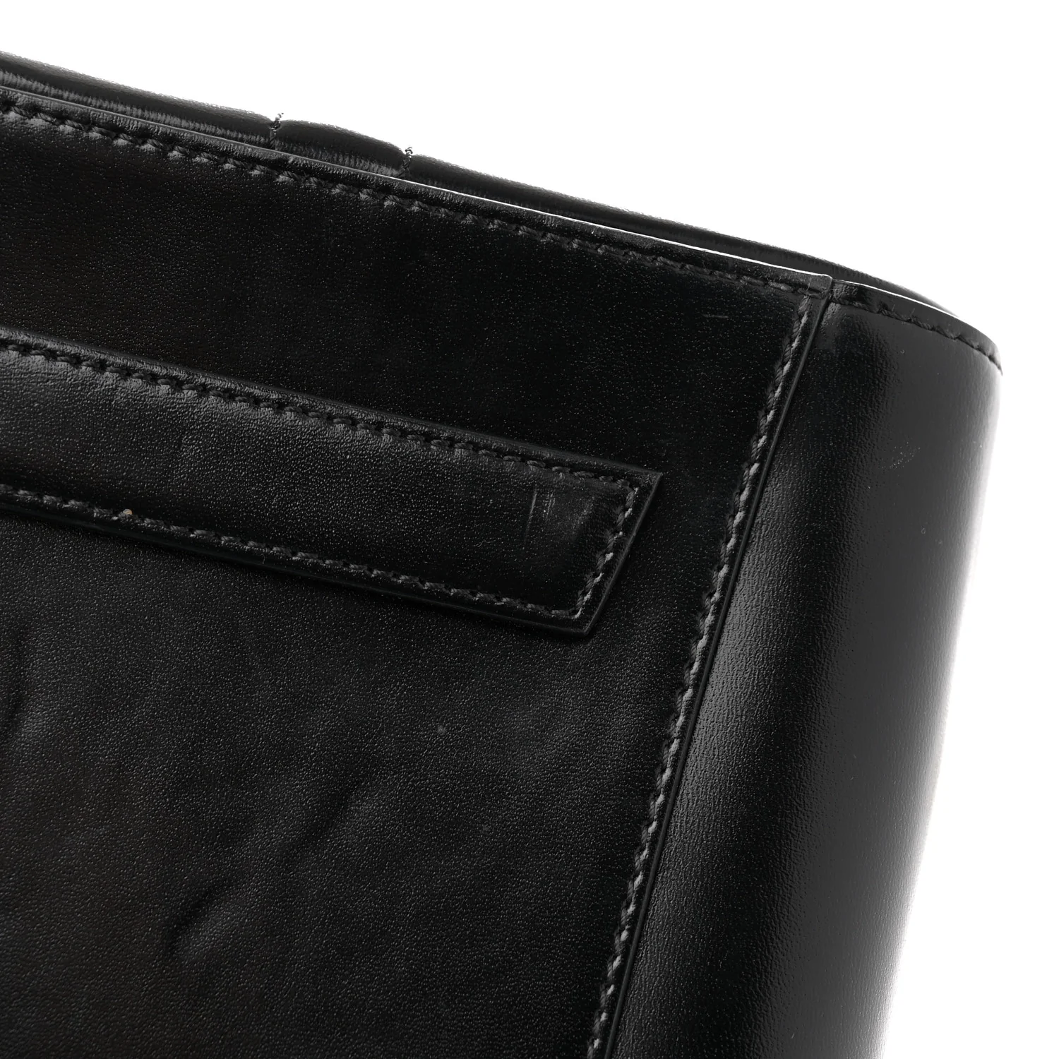 Shiny Lord Calfskin Medium Antigona Black