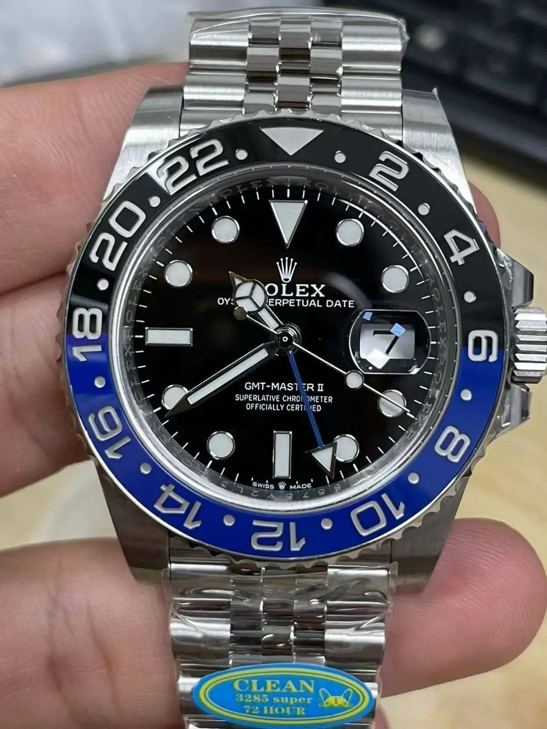 Rolex GMT Master II M126710BLNR-0002 Clean Factory V3 Stainless Steel Strap