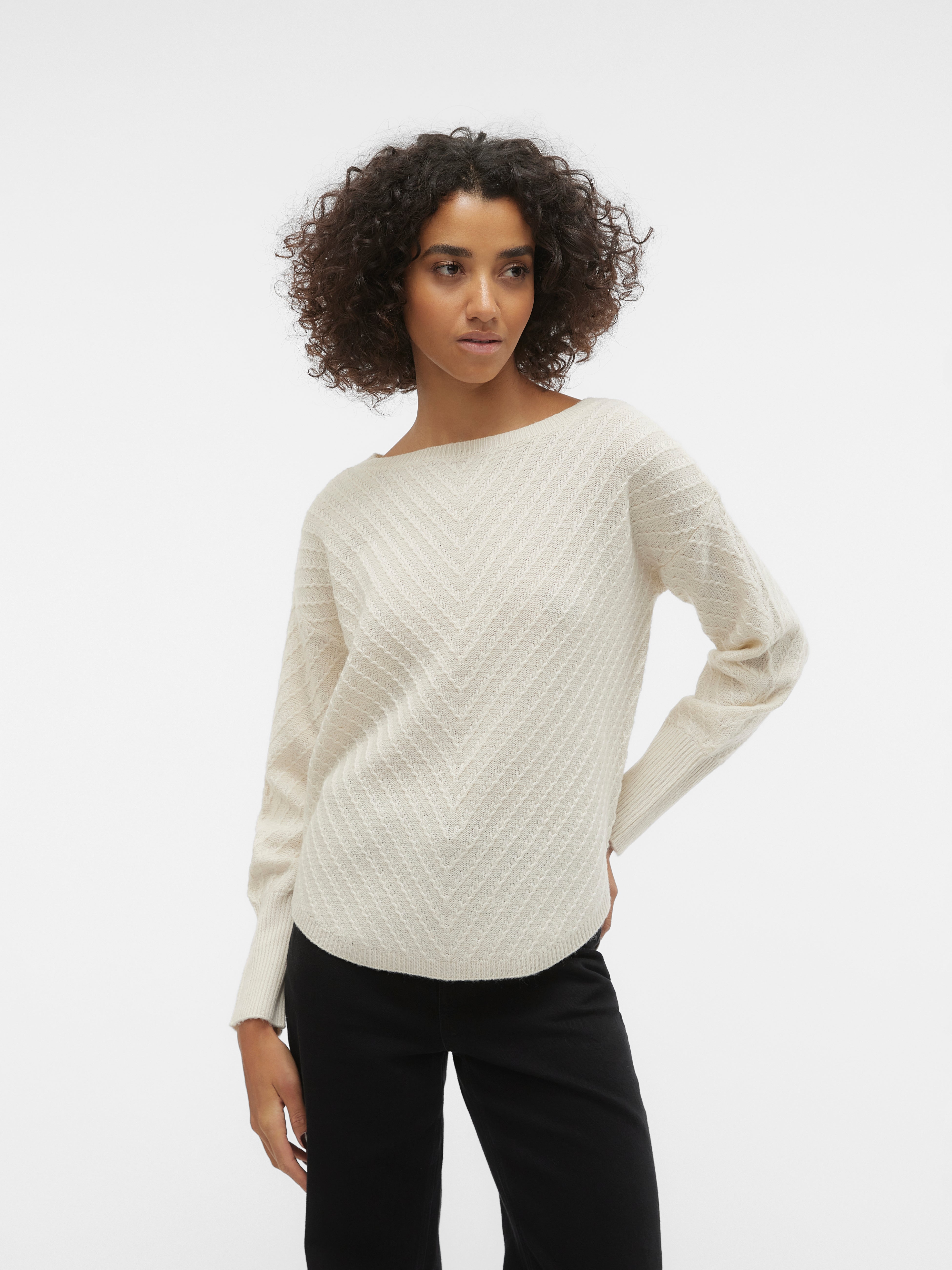 VERO MODA® VMANJASTINNA Knitted pullover