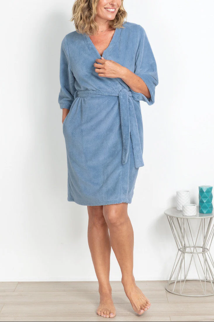 Peignoir court en bambou