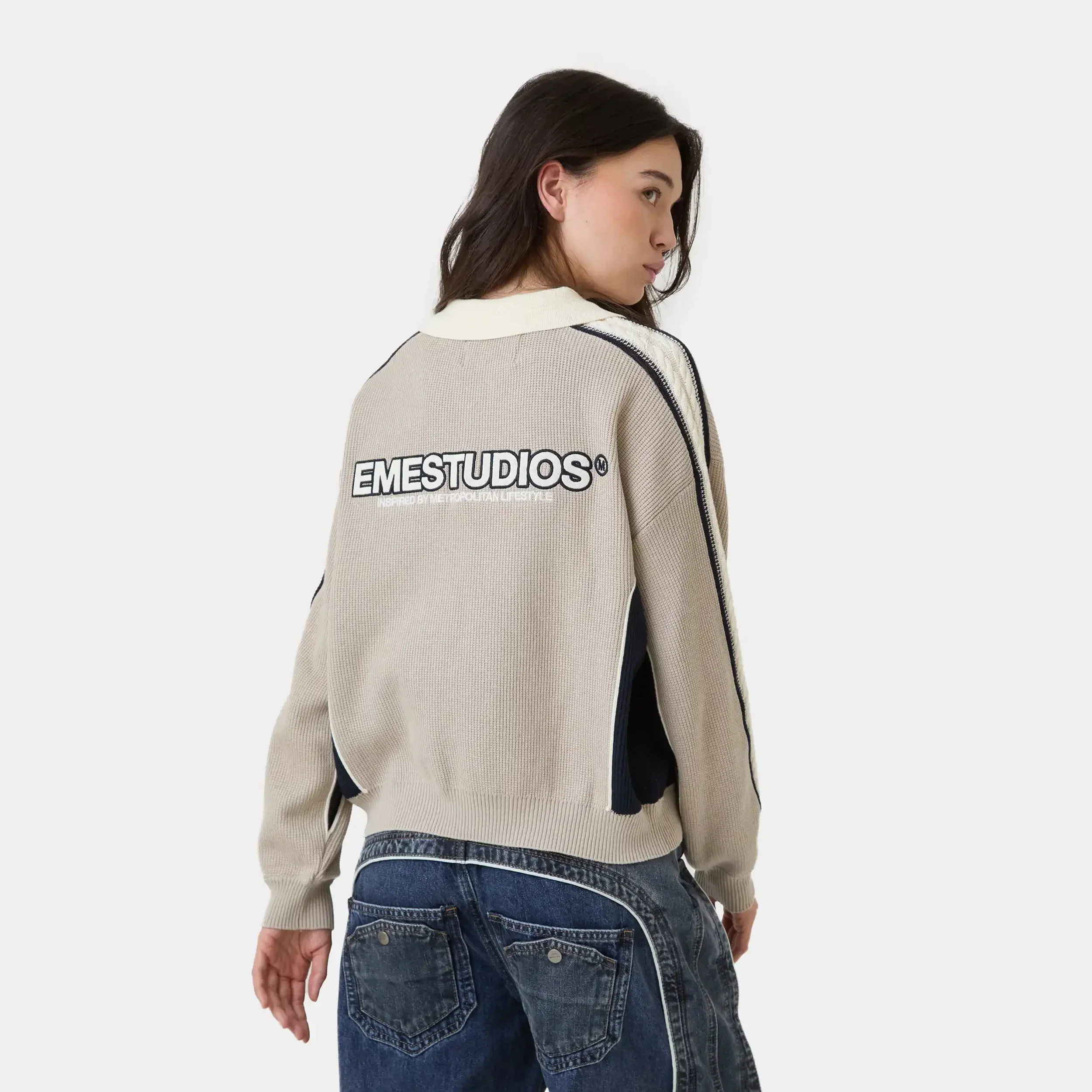 Chully Off Sand Knit Polo