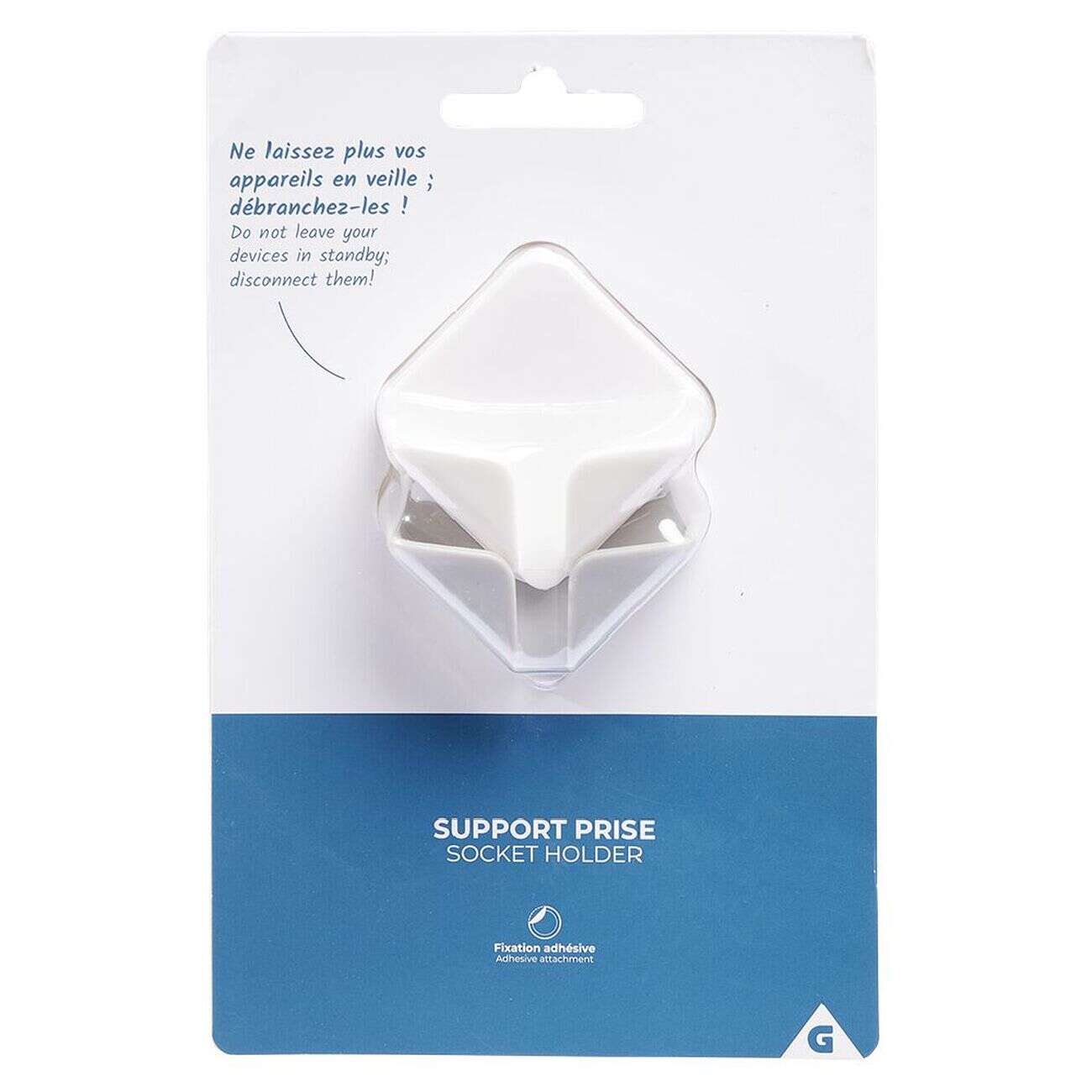 Support mural pour prise