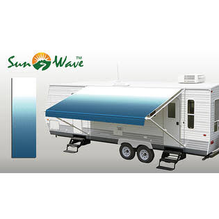 Sunwave RV Patio Awning Fabric - 12' Approx Width 11'2