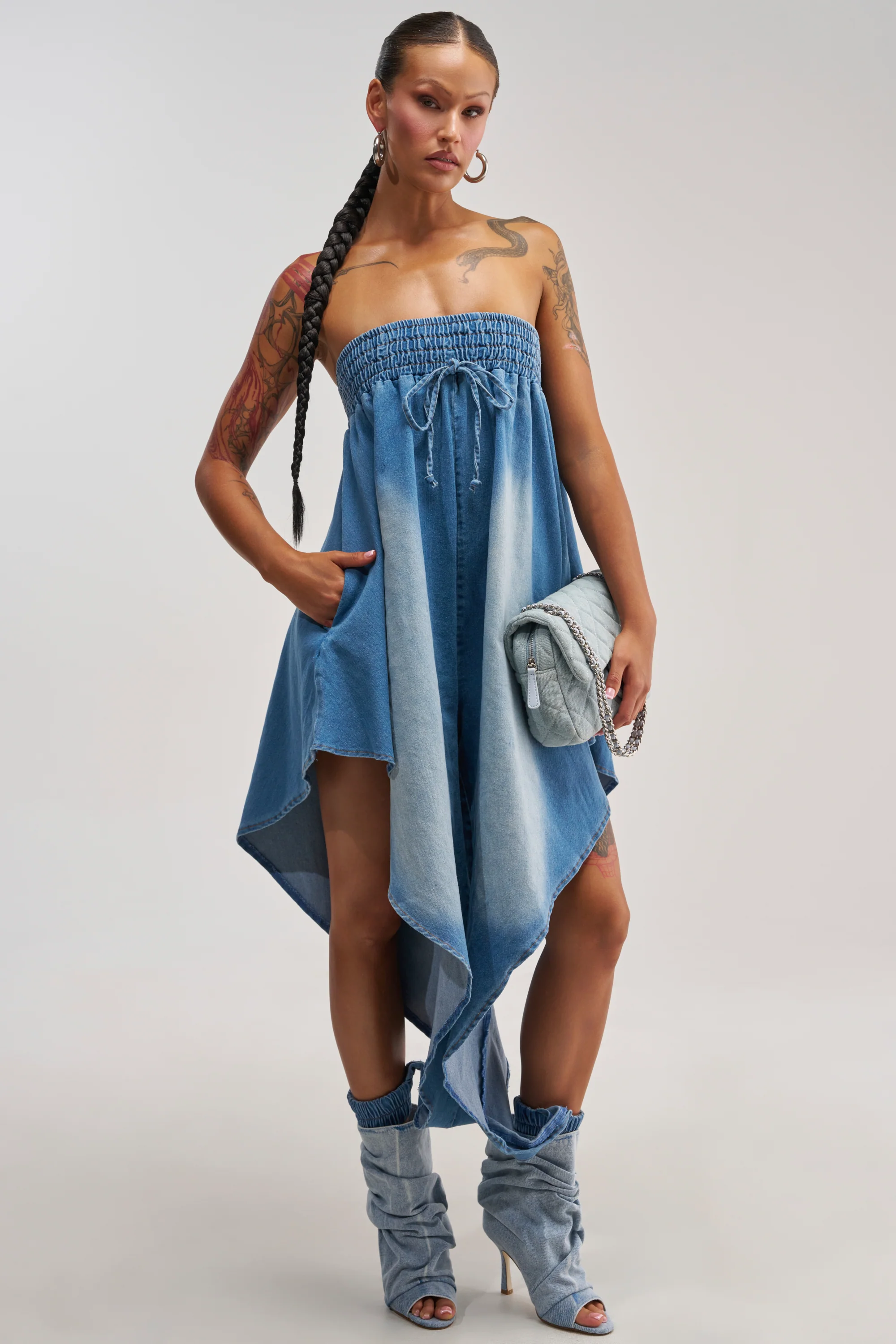 DIFFERENT FROM THE REST DENIM JUMPSUIT - Akira Store