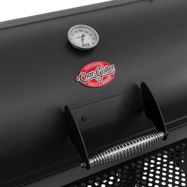 Grand Champ Charcoal Grill and Offset Smoker in Black Image 6