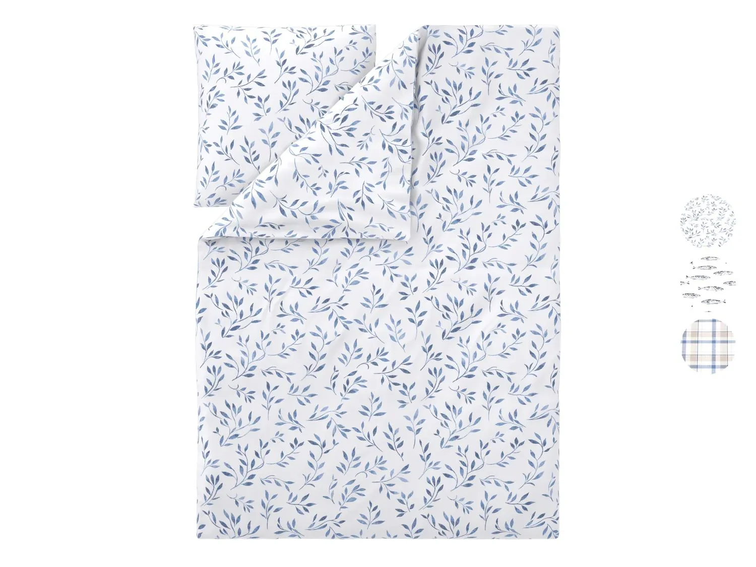 LIVARNO Parure de lit en coton mlang, 140 x 200 cm