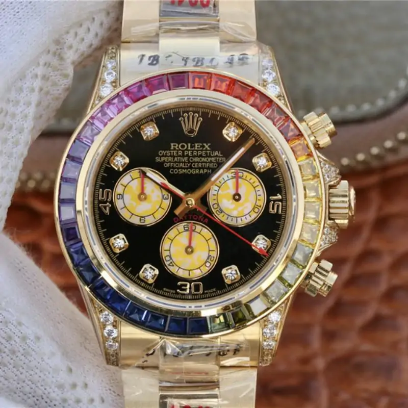 Rolex Daytona Rainbow Cosmograph 116598RBOW BL Factory 7750 movement
