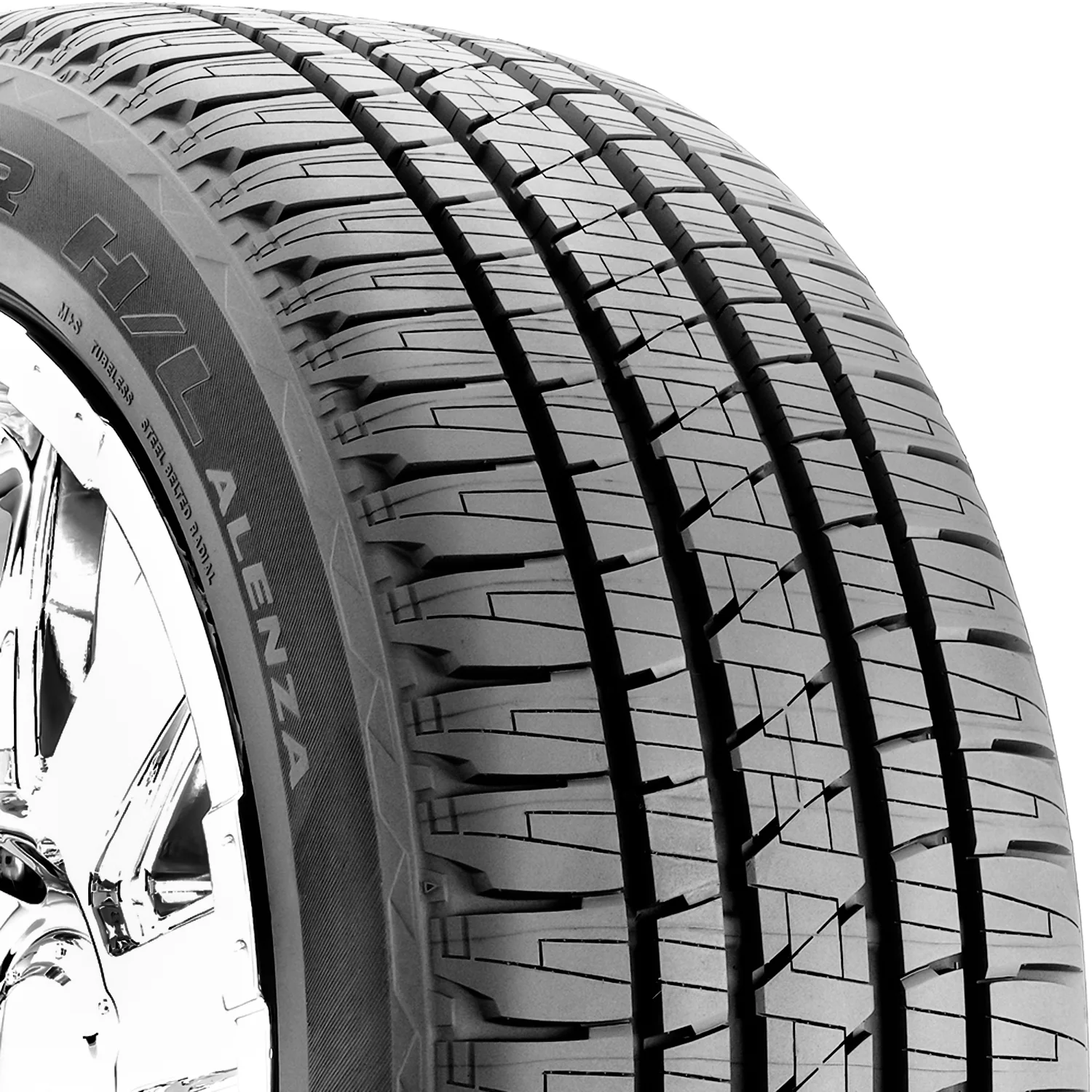 Set of 4 (FOUR) Bridgestone Dueler H/L Alenza 275/55R20 113H AS A/S All-Season Tires