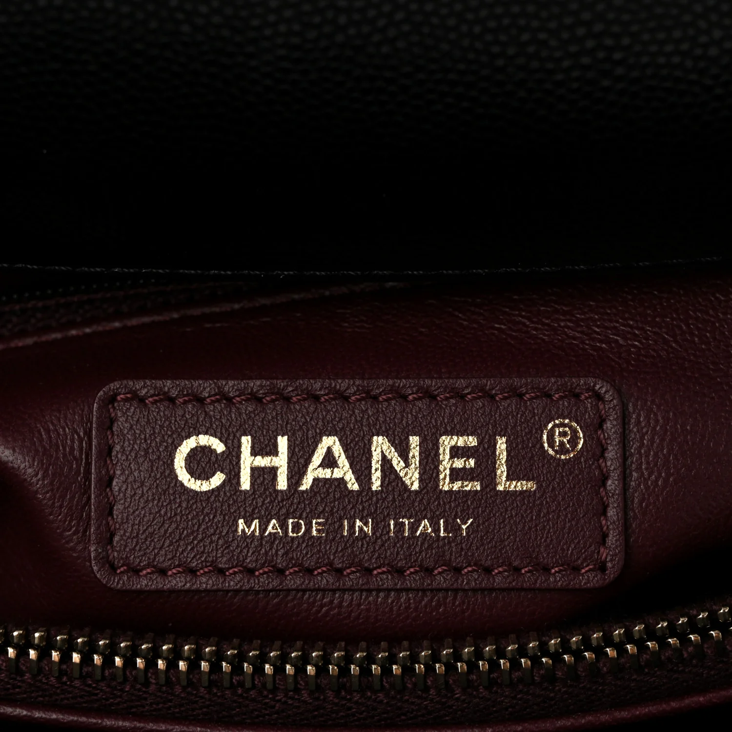 Caviar Quilted Small Coco Handle Flap Black