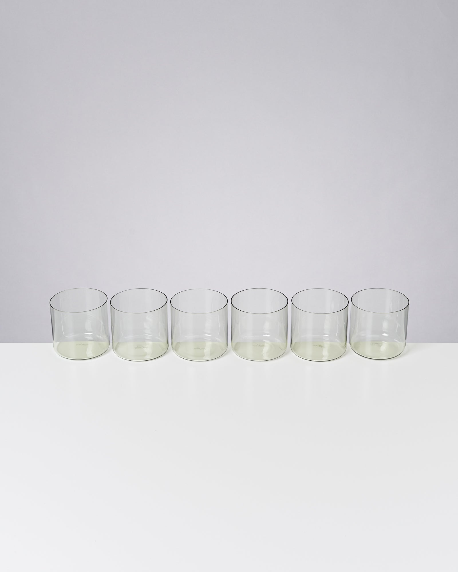 JOIA - SMALL GLASS EMERALD SET OF 6