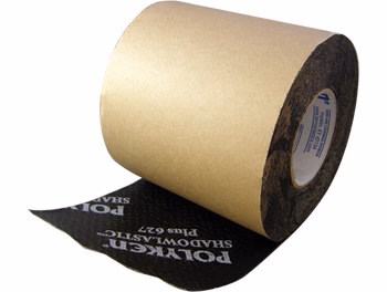 Polyken 627-35 Shadowlastic Black Flashing Tape, 6 in x 50 ft Roll