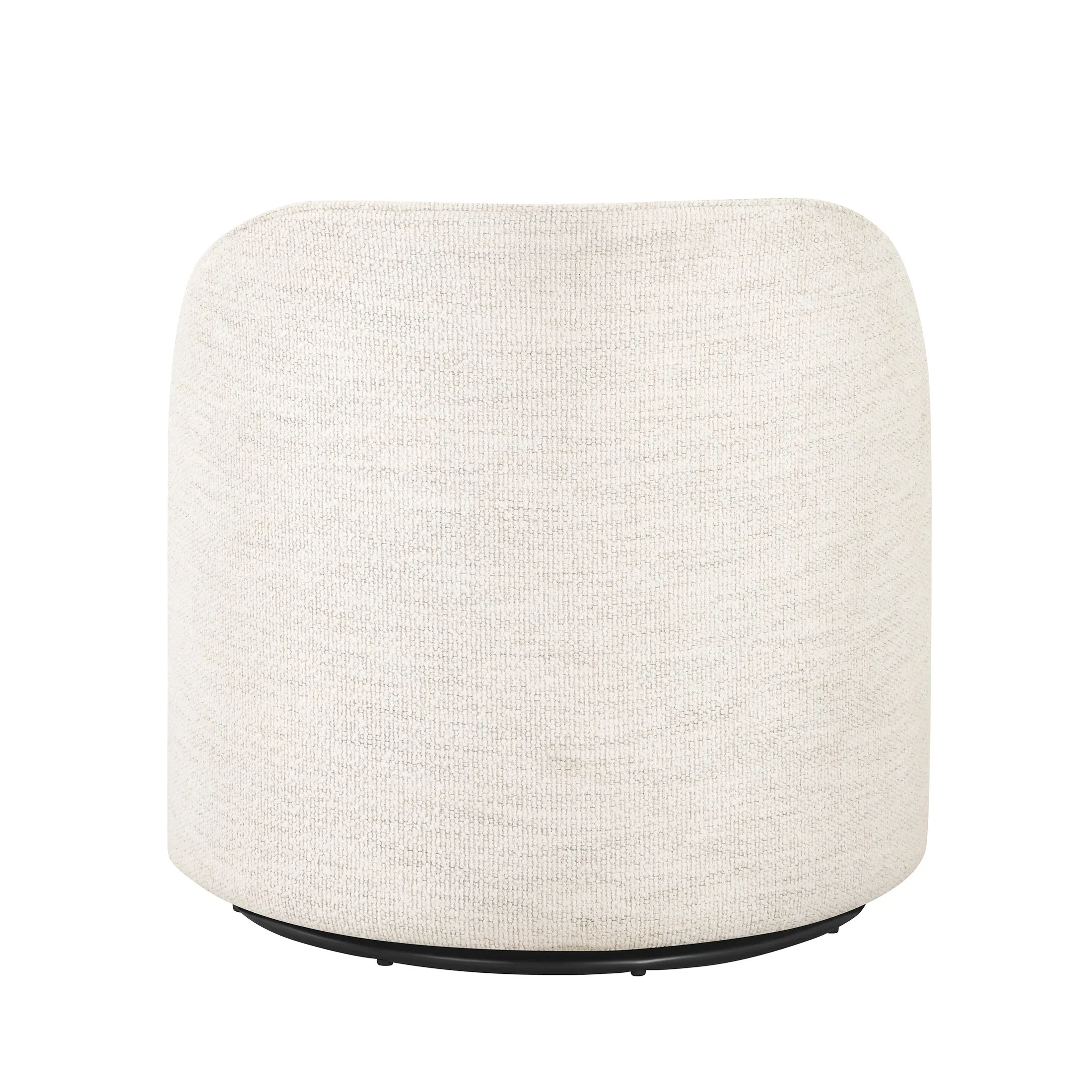 Better Homes & Gardens Juliet Modern Arch Swivel Accent Chair, Cream Boucle