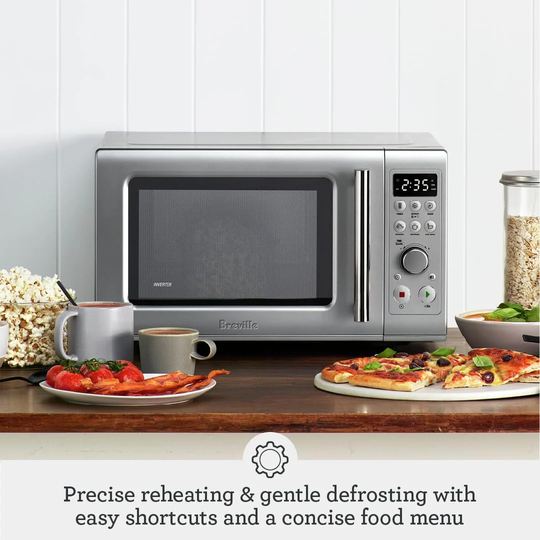 Breville BMO650SIL1BUC1 Compact Countertop Microwave