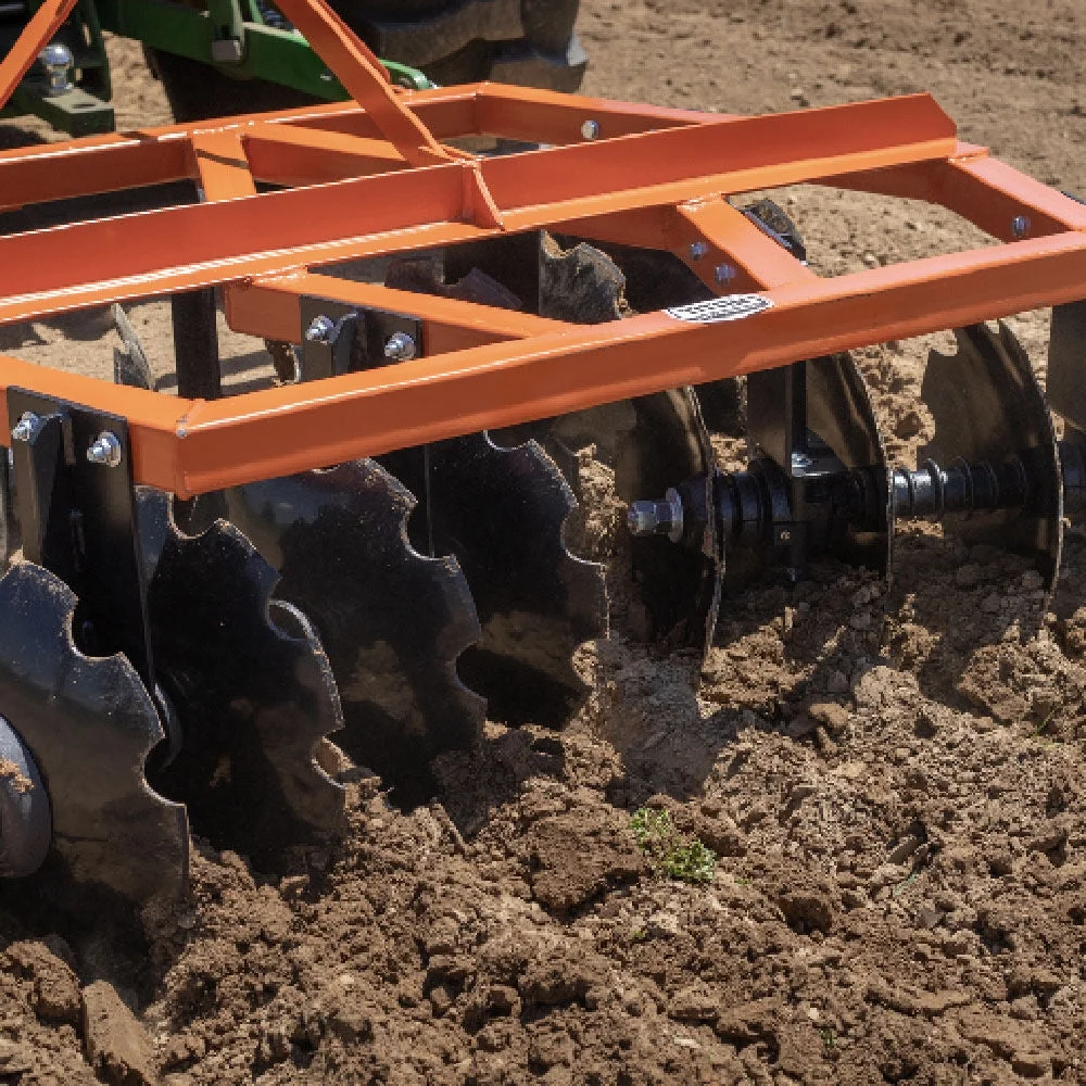 3 Point 4ft Notched Disc Harrow Plow Attachment for Cat 1 Tractors, Concave Discs for Tilling, Loosening and Lifting Soil(4') - Image 10