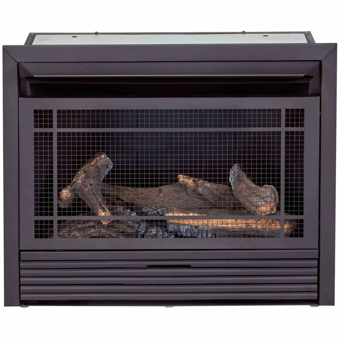Duluth Forge Dual Fuel Ventless Fireplace Insert - 26,000 BTU, T-Stat Control