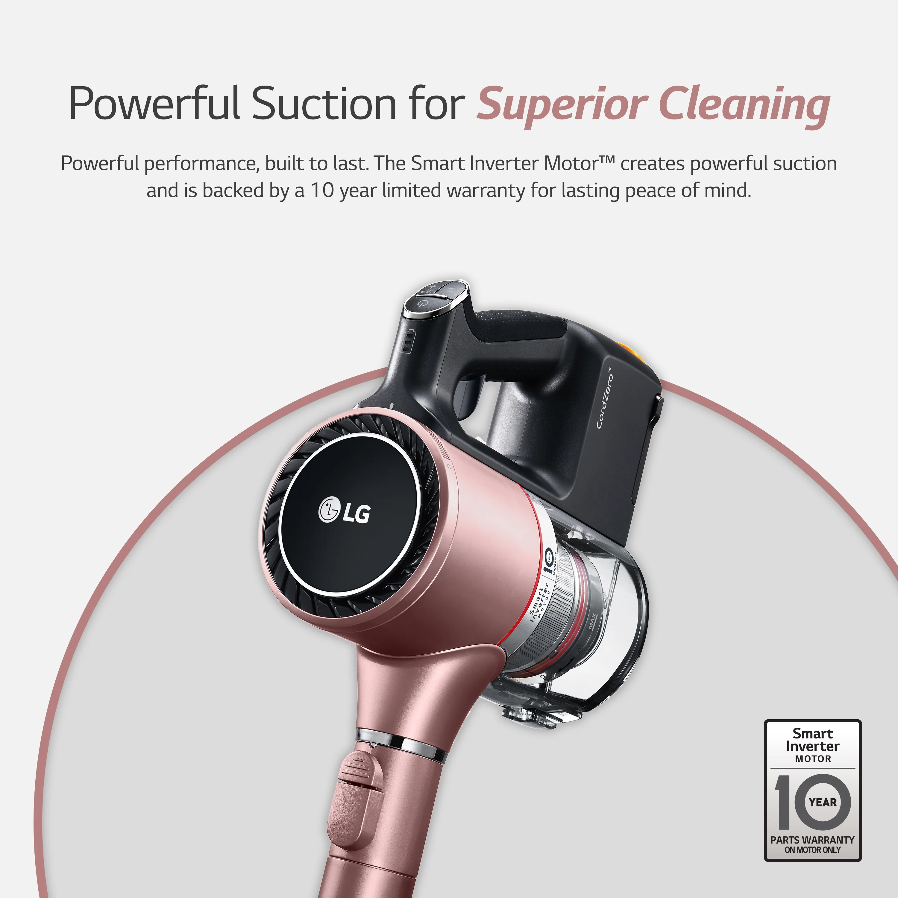 Cord Zero A9 Cordless Stick Vacuum A912PM, Lightweight, Powerful Suction, Pet Hair, Hard Floor, Carpet, HEPA Filter, Self-Cleaning Brushroll, LED Headlights, Rechargeable, Multi-Surface(Other) - Image 3