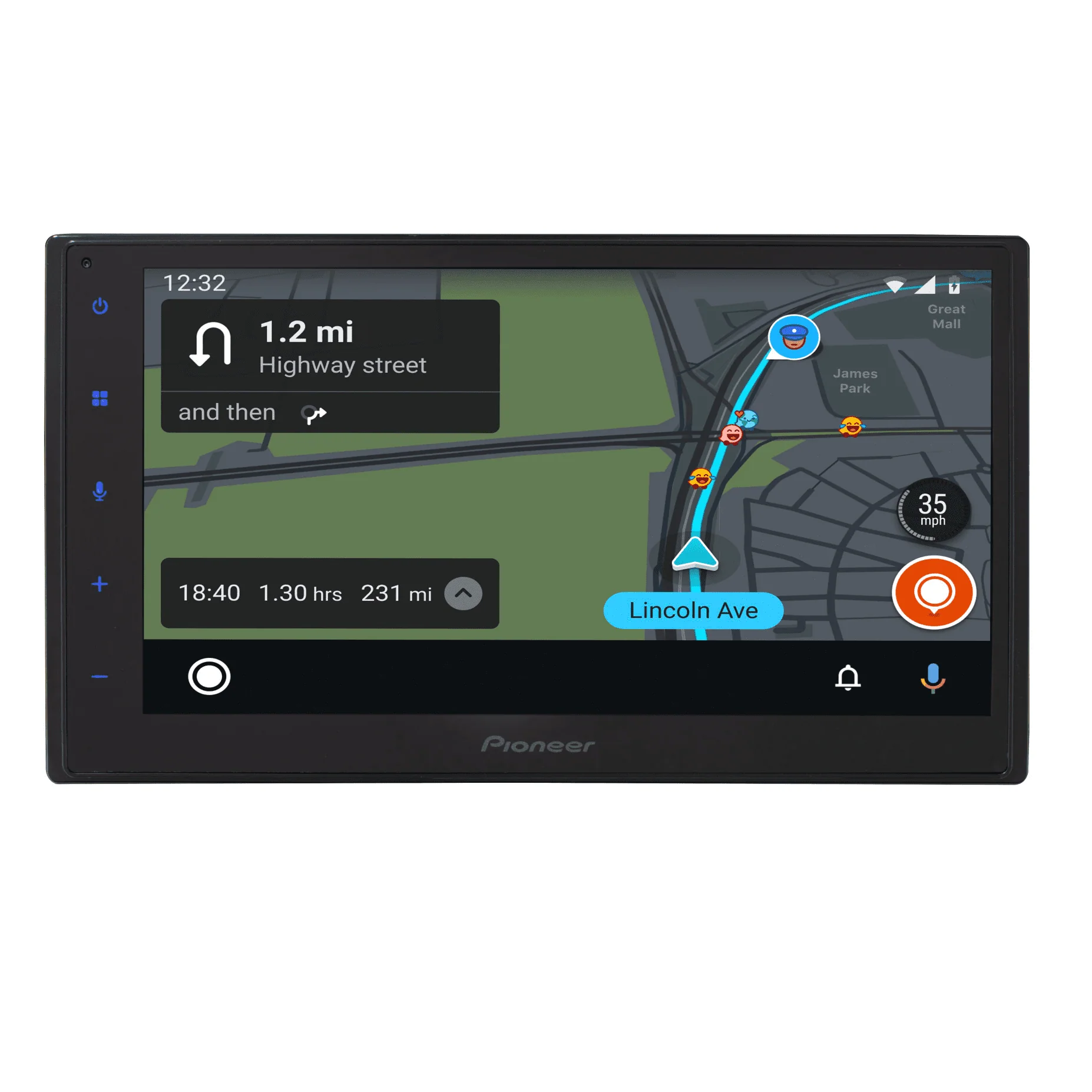 DMH 160BT Car Play/Android Auto Digital Media Receiver with 6 8" Touchscreen and Bluetooth,Double Din, Backup Camera Ready Image 2