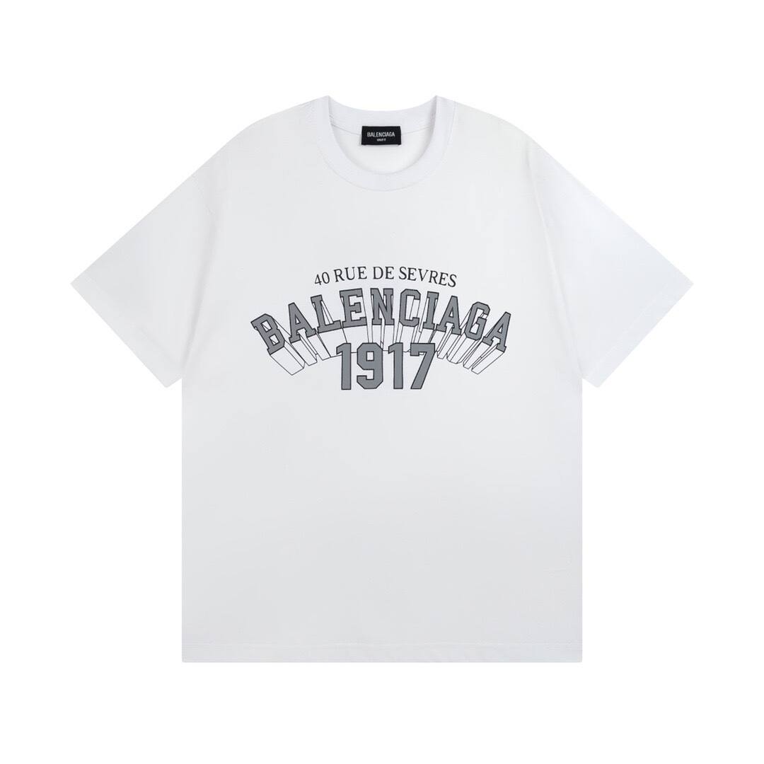 【BALENCIAGA】（バレンシアガ ）半袖 男女兼用半袖Tシャツ