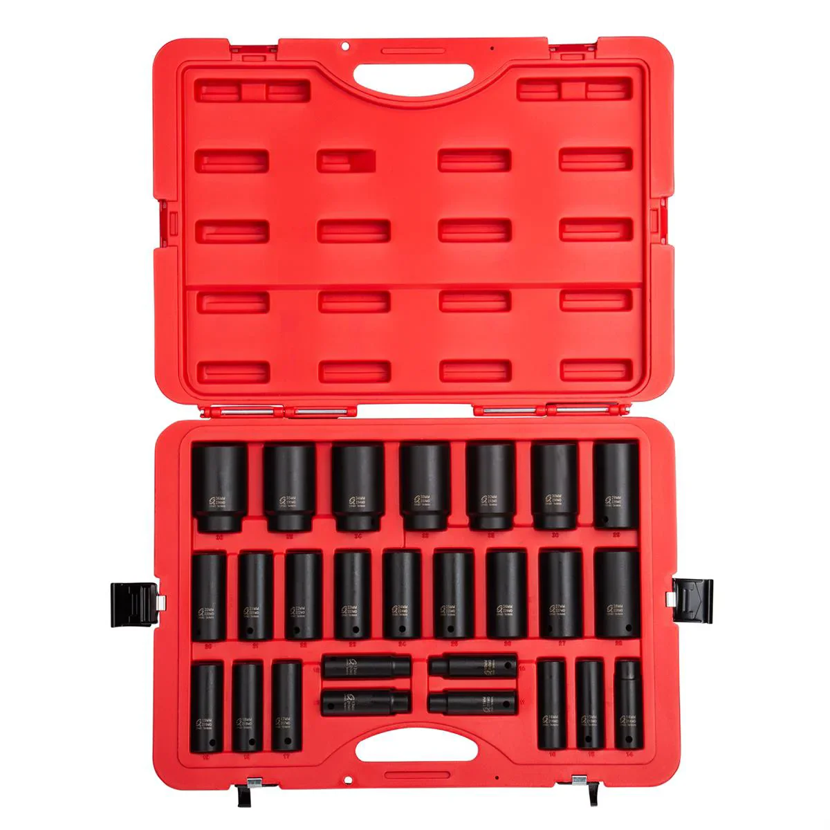 Sunex 2646 26-Piece 1/2 Drive Deep Metric Impact Socket Set