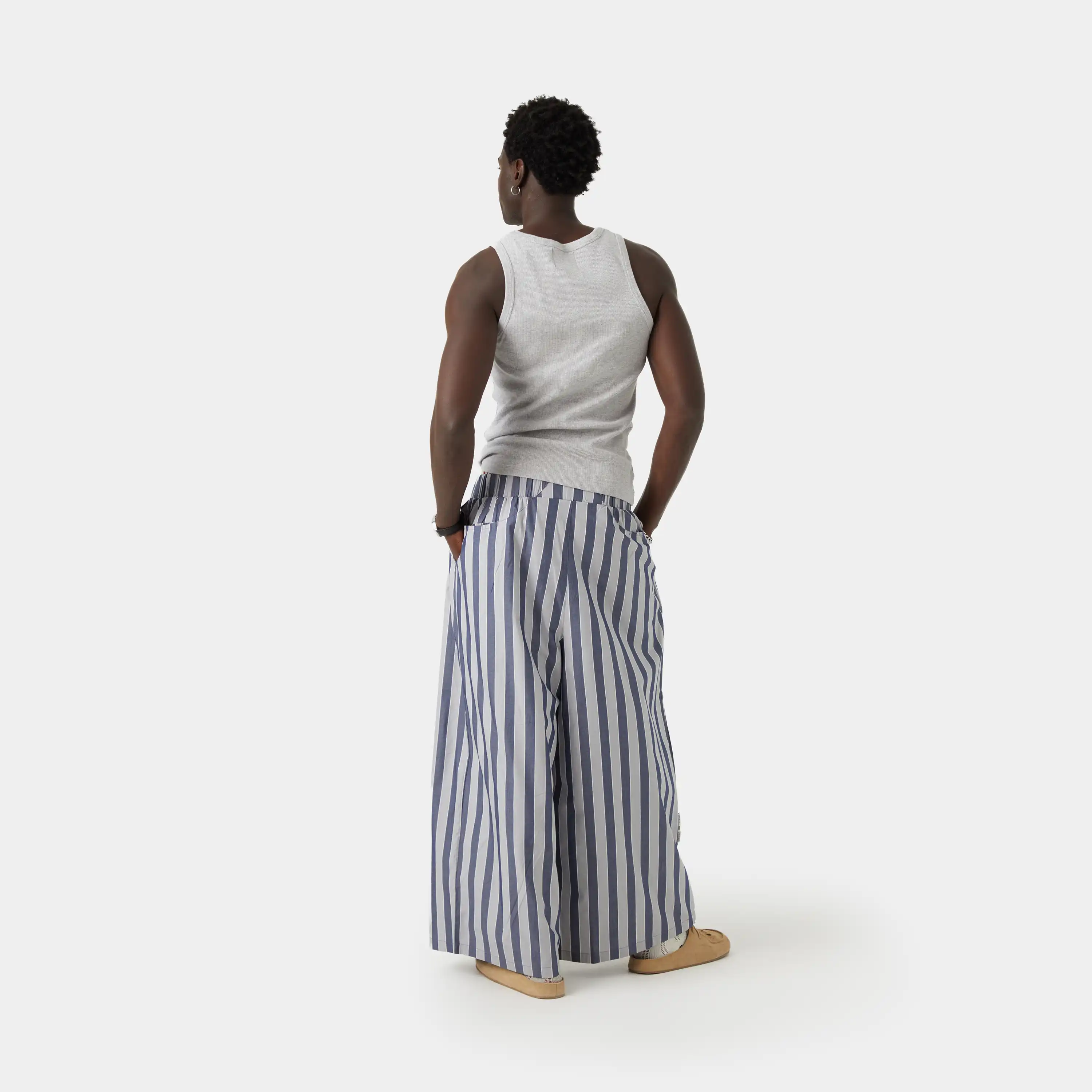 Agl Striped Wide Pants