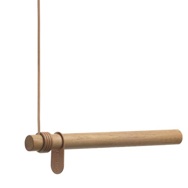 Swing Wall garderobestang 50 cm eik/skinn