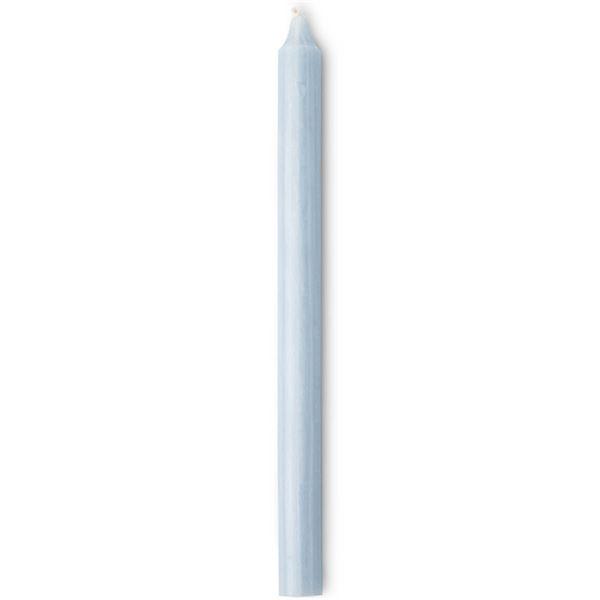 Kronelys 28 cm lys blå