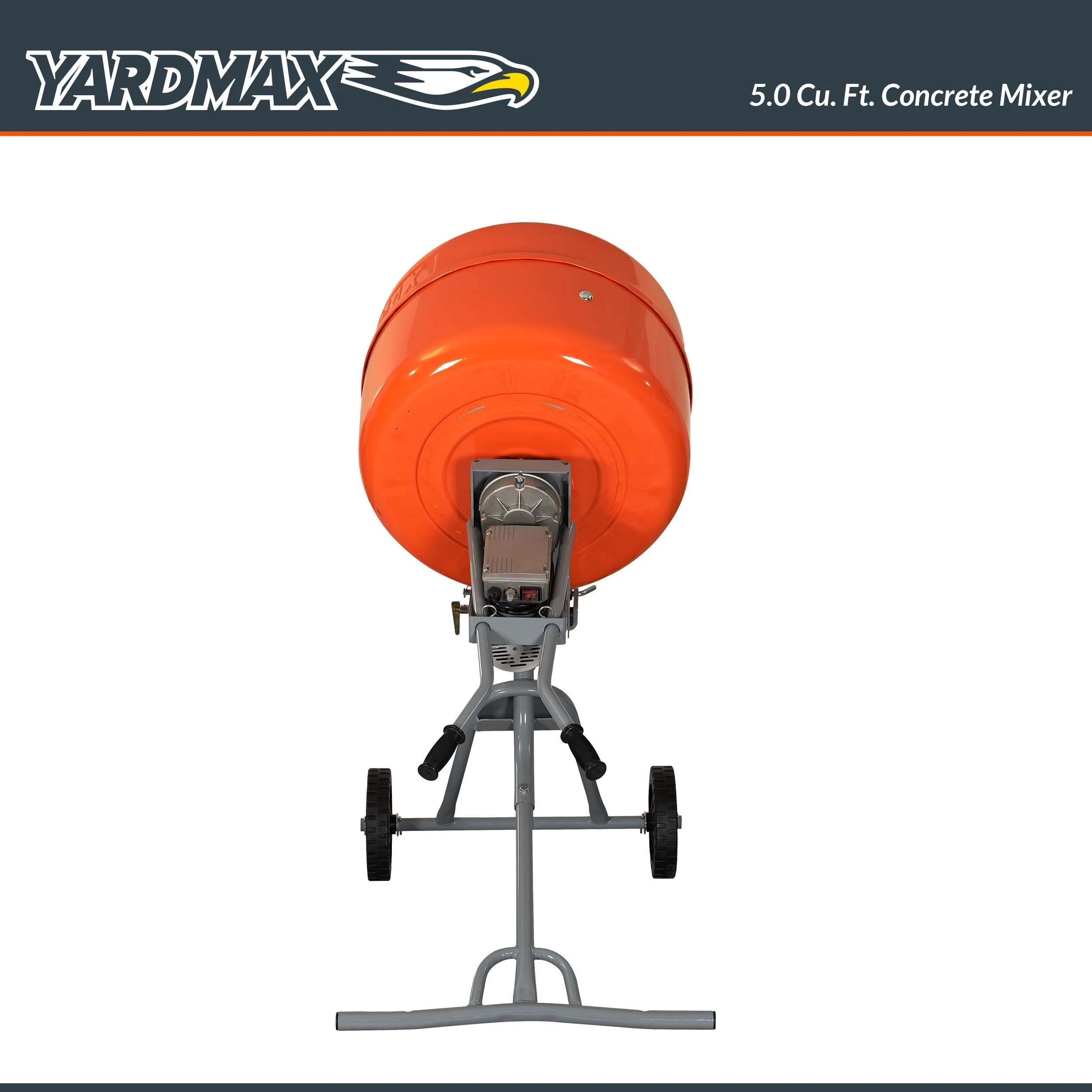 YARDMAX YM0146 5.0 cu ft CONCRETE MIXER