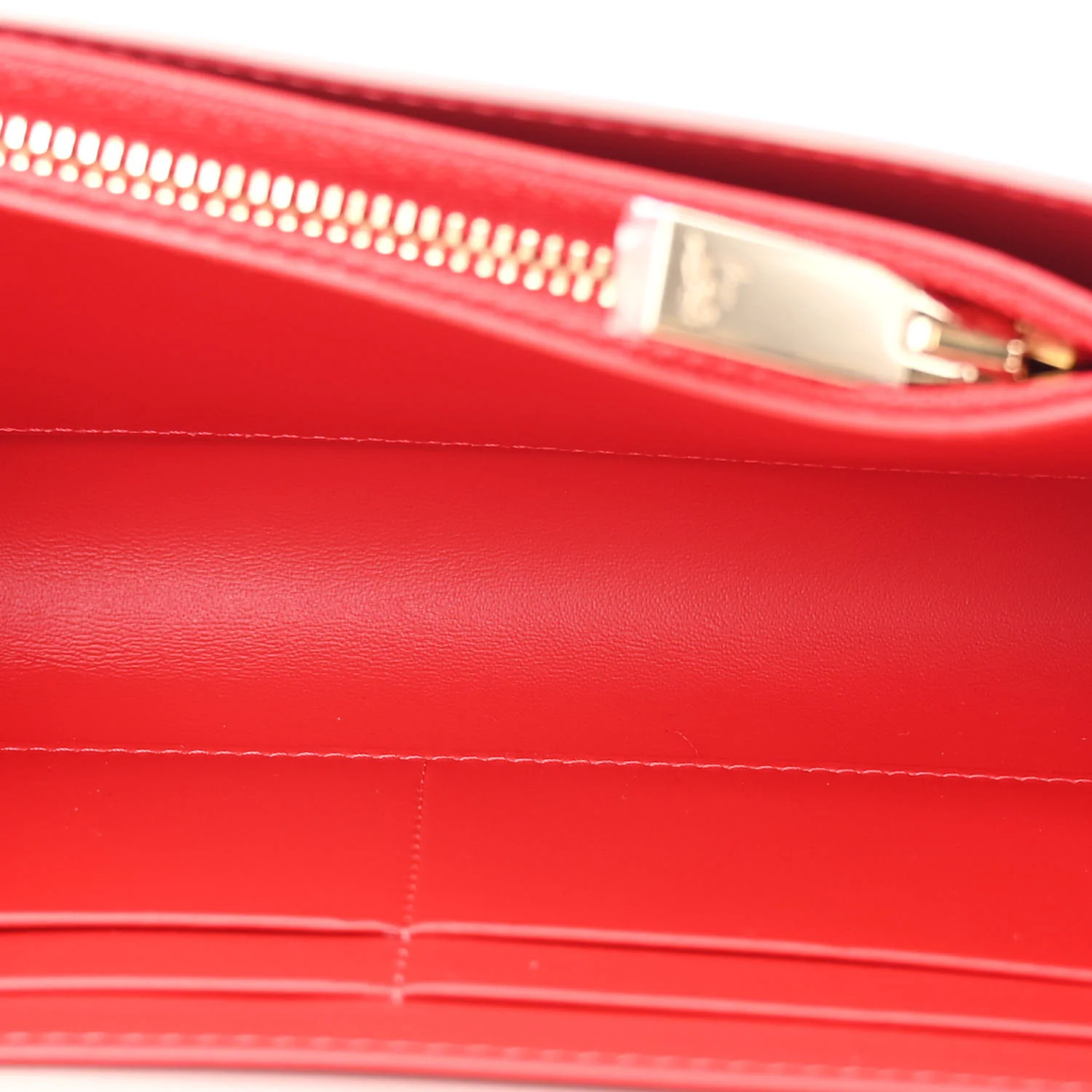 Metallic Patent Calfskin Spikes Loubinthesky Paloma Clutch Pink
