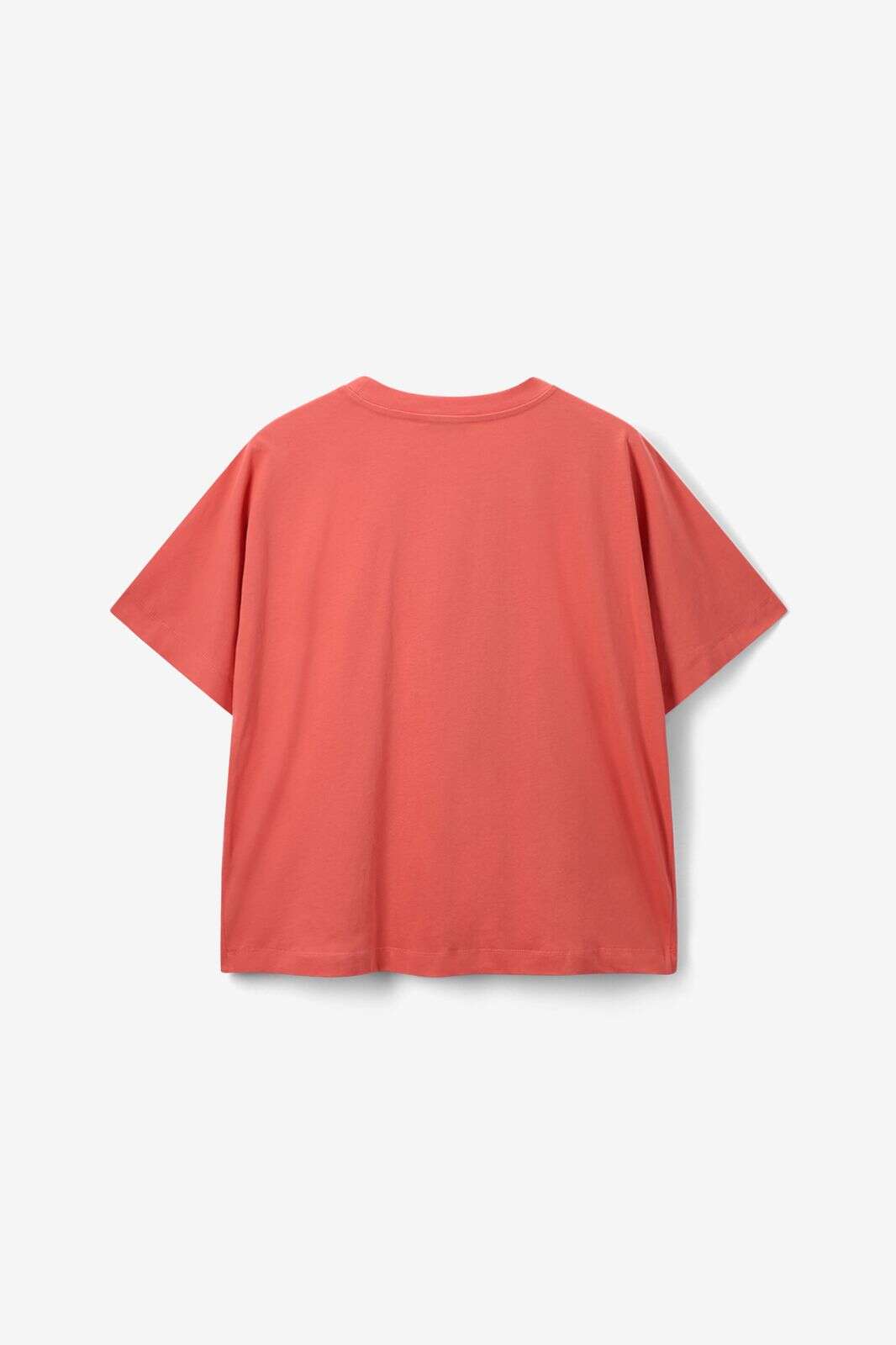 Rood T-shirt met borstzakje