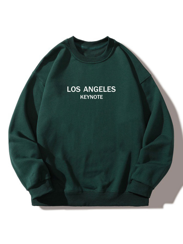 Sweat-shirt décontracté imprimé Los Angeles