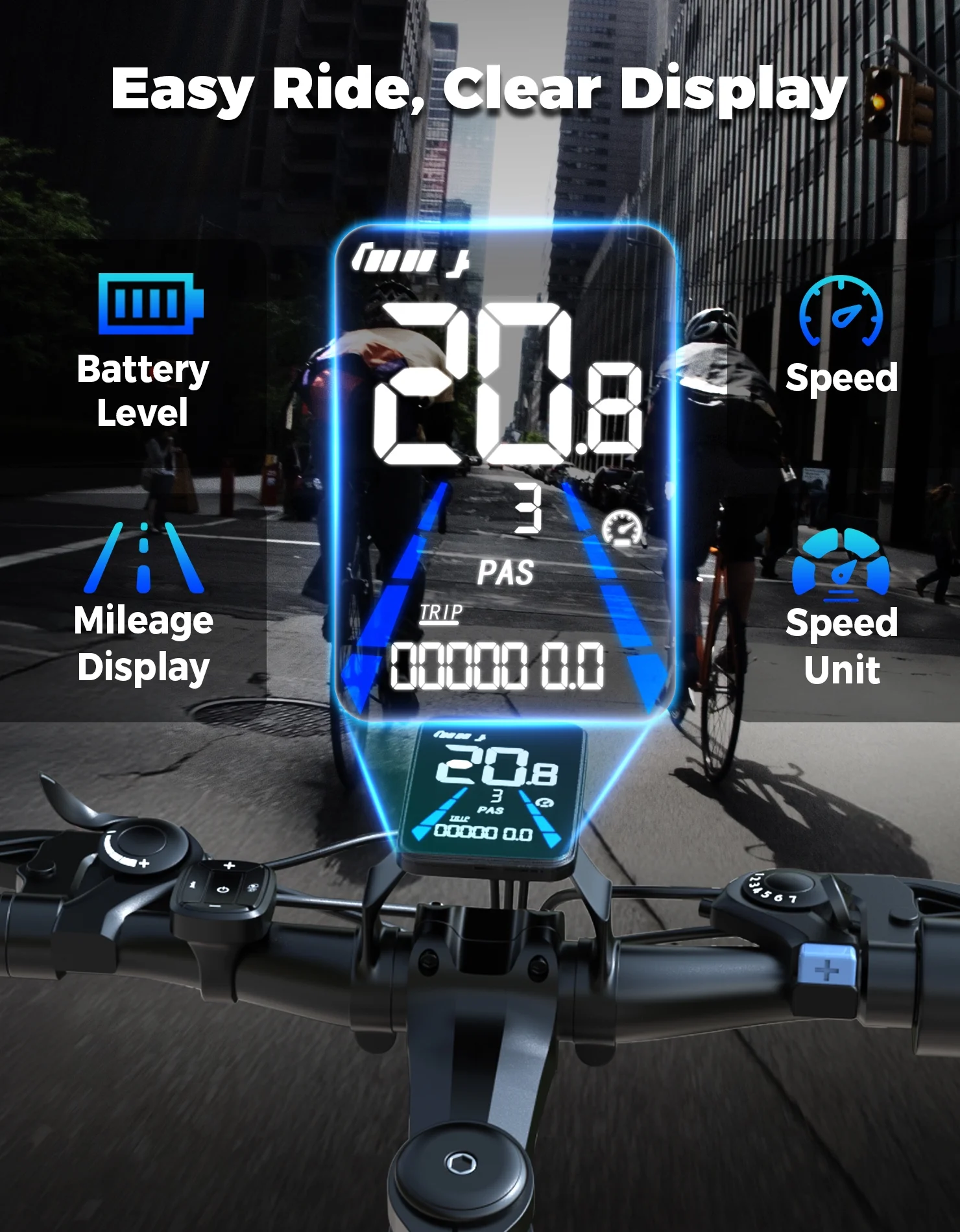 Electric Bike for Adults, 26" Electric Mountain Bike, 1200W Peak Power Motor, Up to 25 MPH 45 Miles, Electric Bicycle with 48V 10AH Removable Battery, UL 2849 - Image 10