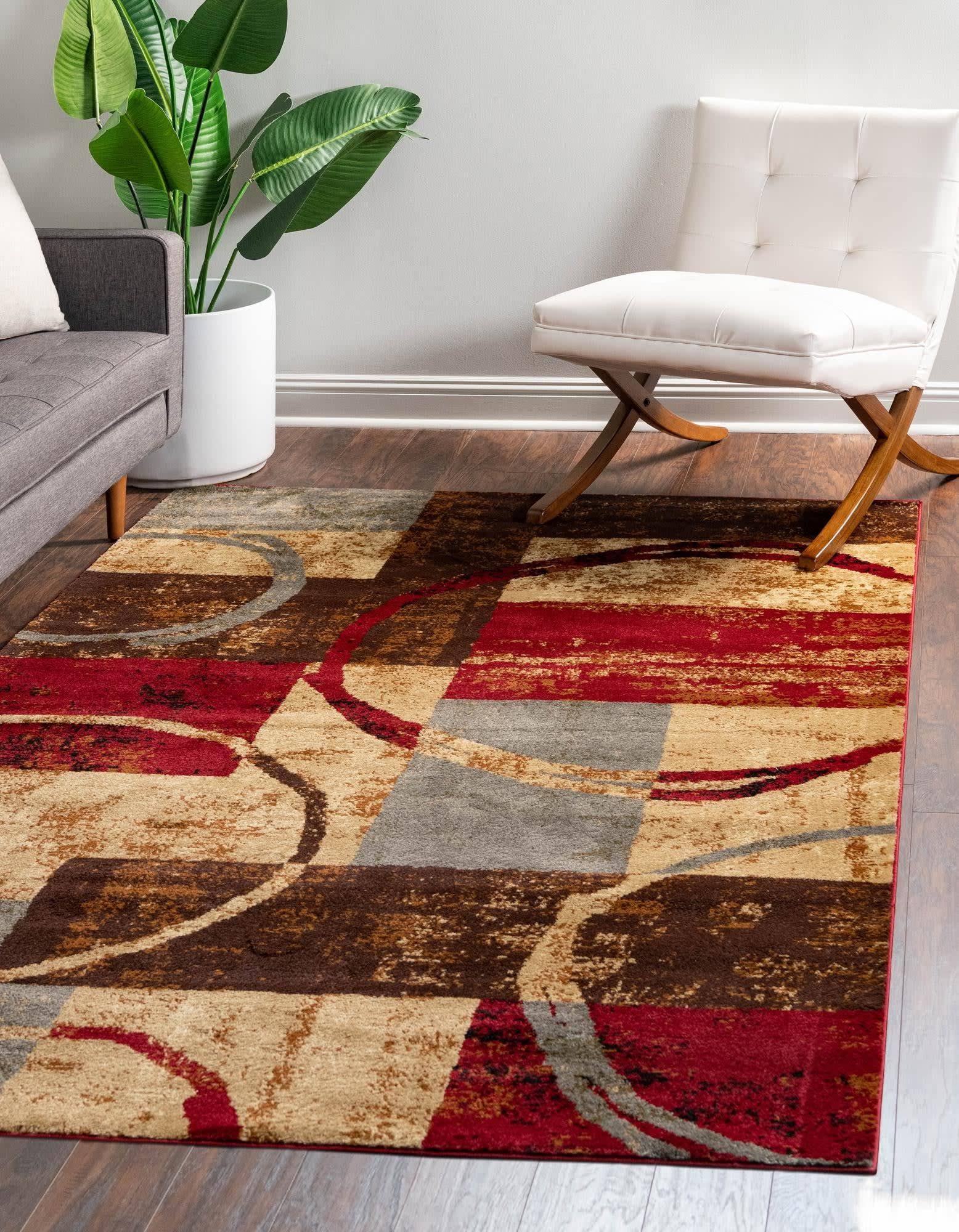 Unique Loom Kouillou Barista Area Rug - 5' x 8' Multi