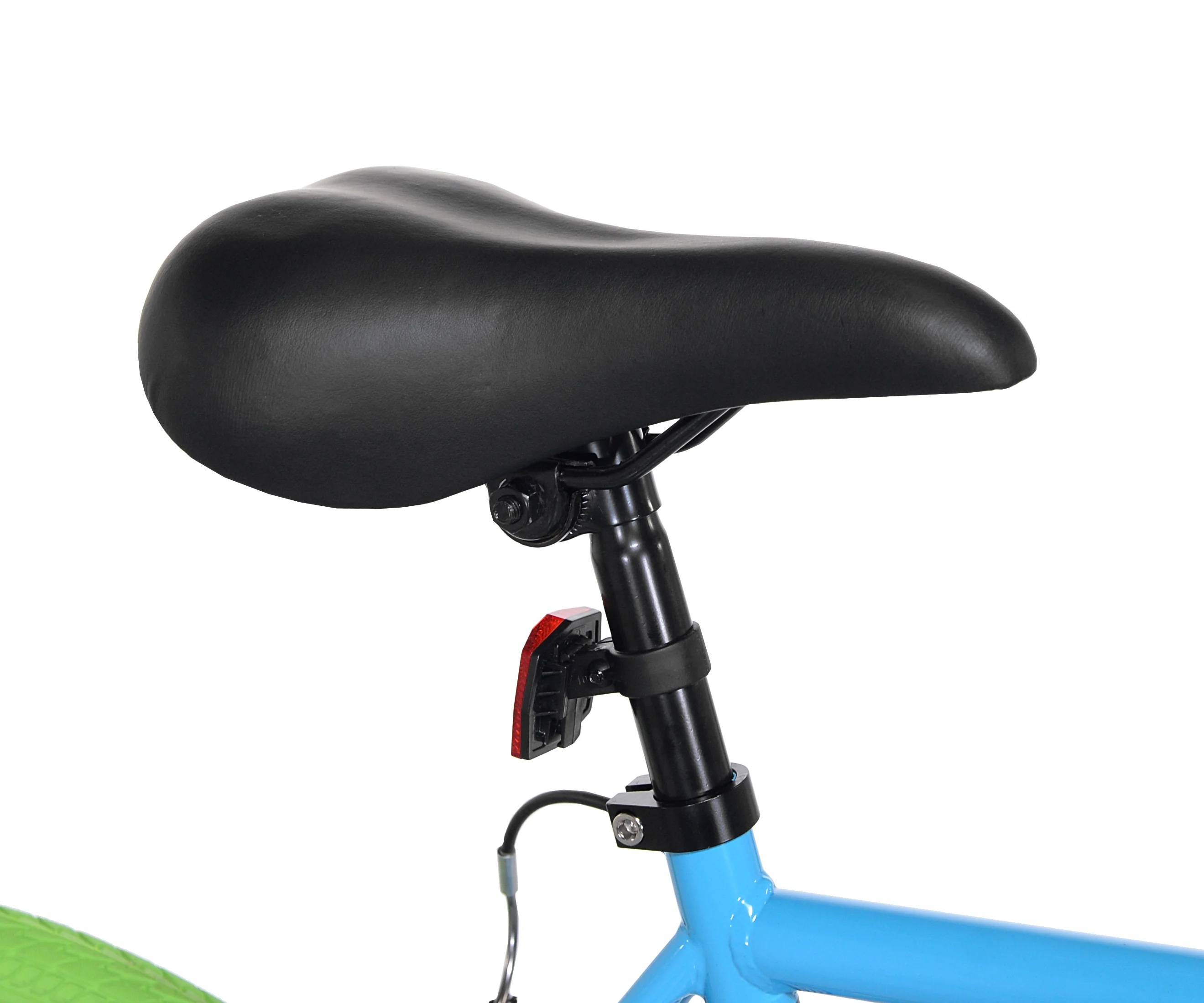 700C Men's Ridgeland Hybrid Bike, Blue/Green Image 7