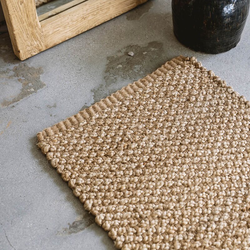 Braid jute dørmatte 60x90 cm