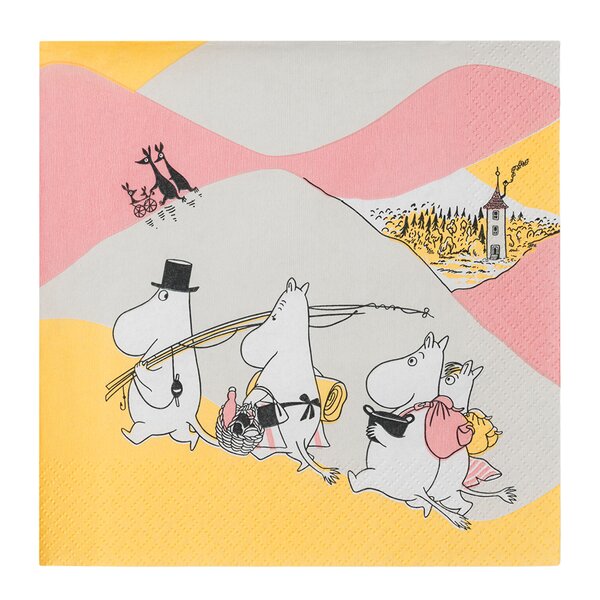 Mummi serviett 33x33 cm 20 stk Familietid