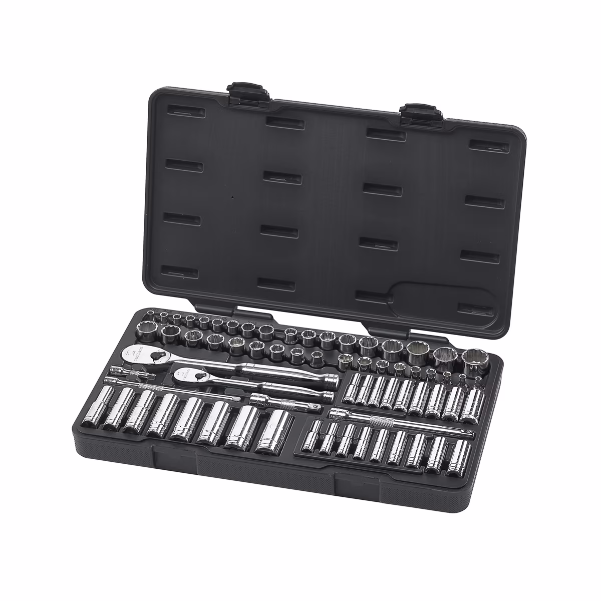 GEARWRENCH 83000, 1/4 & 3/8 Chrome Finish Socket Wrench & Set, 68 Piece
