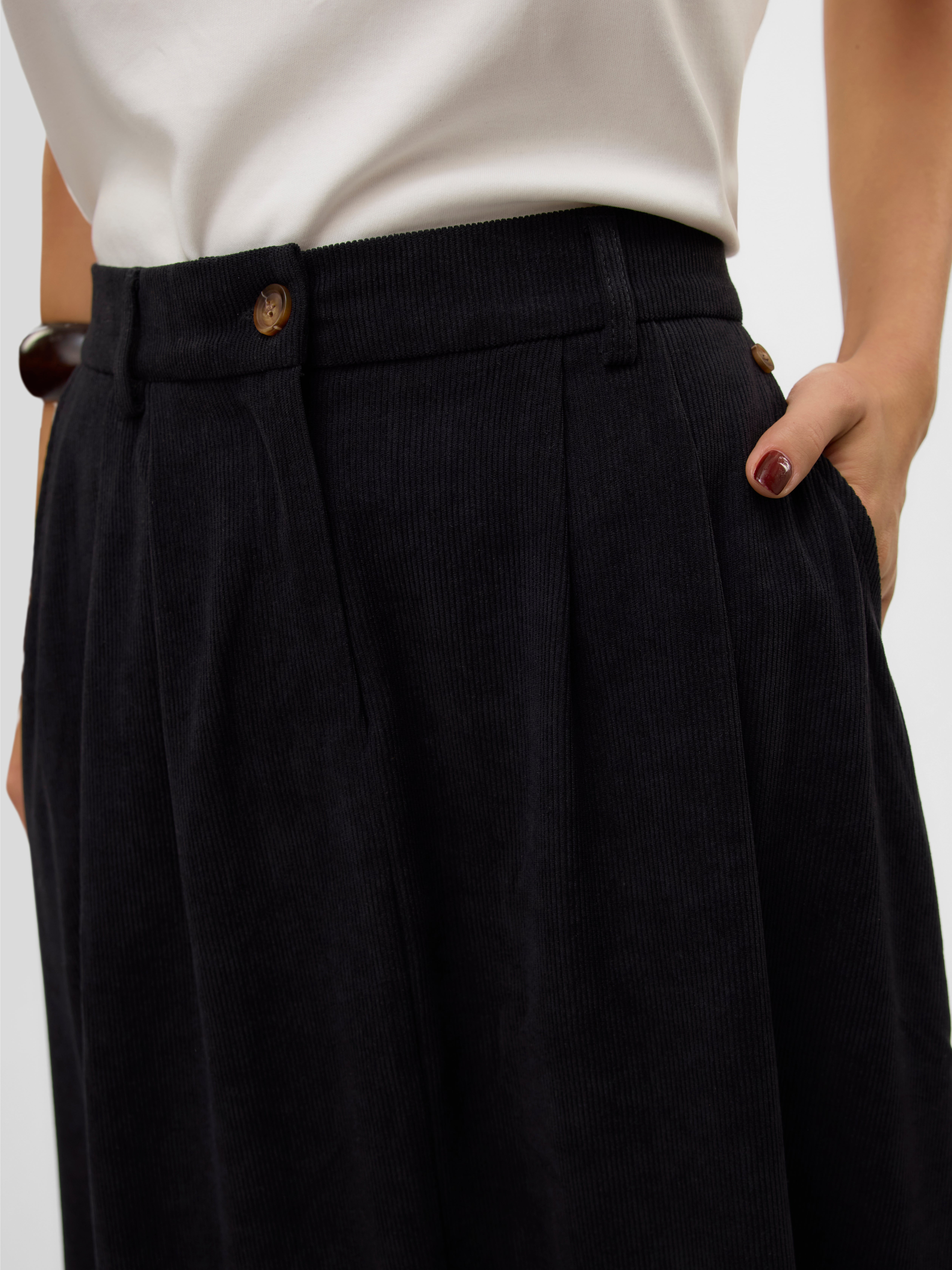 VERO MODA® VMVIENNA High waist Corduroy Midi skirt