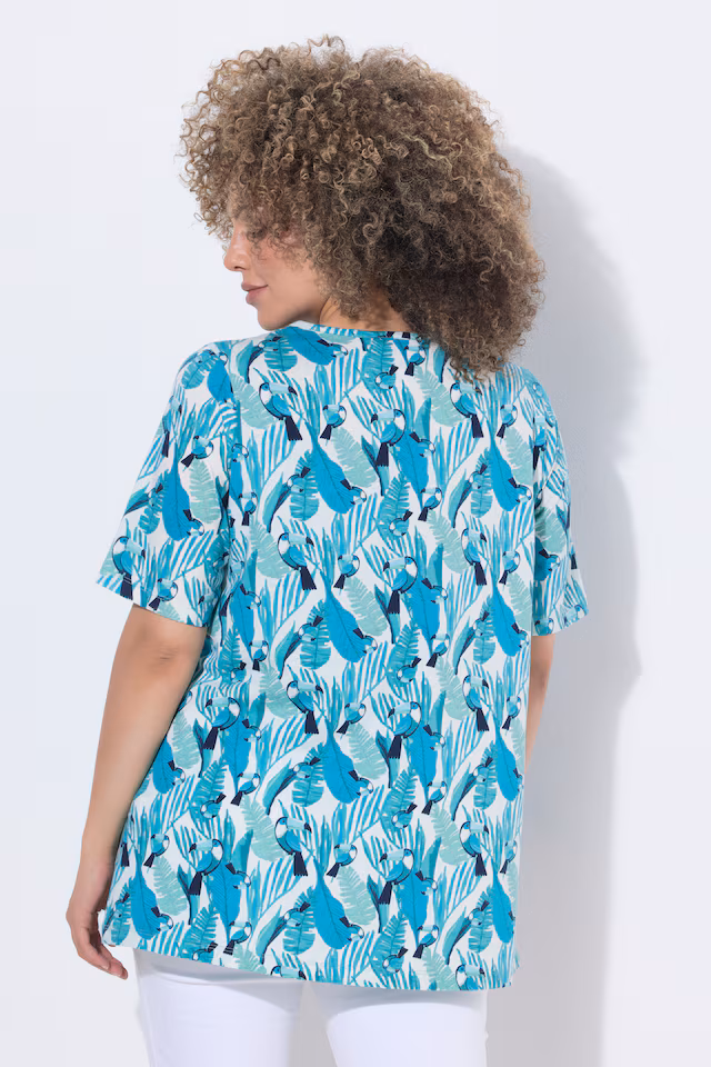 Toucan Print Short Sleeve Tee