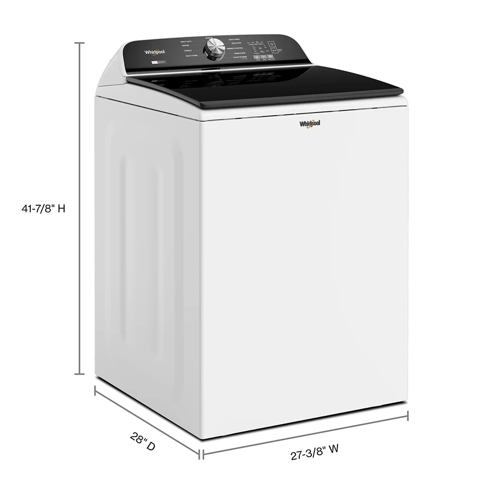 WHIRLPOOL WTW6157PW High Efficiency Top Load Washer
