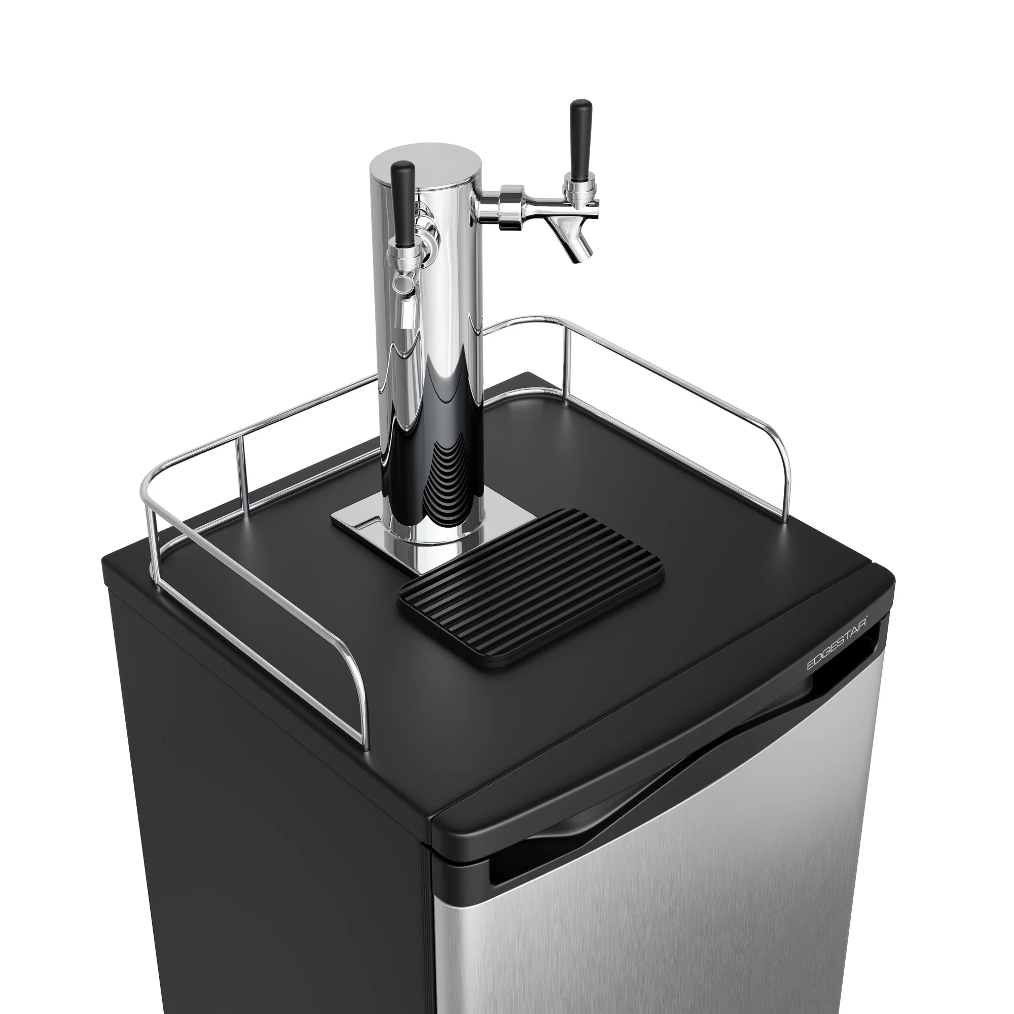 Kc2000twin 20" Wide Dual Tap Kegerator For Full Size Kegs Stainless Steel(Dual Tap) - Image 4