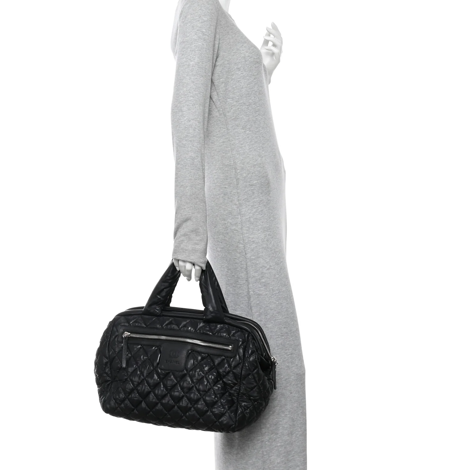 Nylon Coco Cocoon Bowler Black