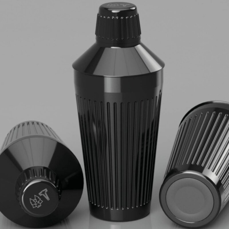 Glima barsett 3 deler 750 ml svart