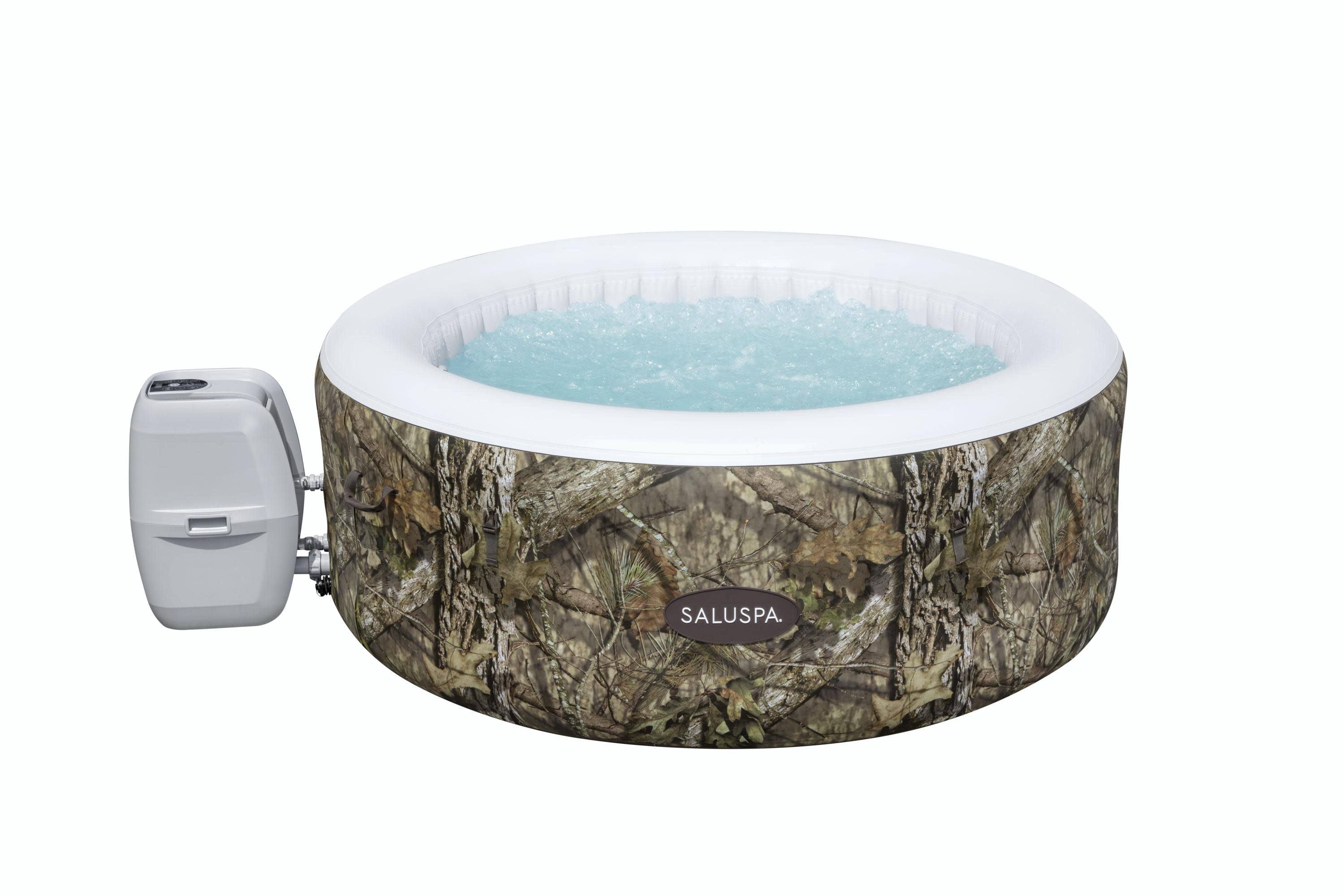SaluSpa Mossy Oak Inflatable Hot Tub 2-4 Person Outdoor Spa